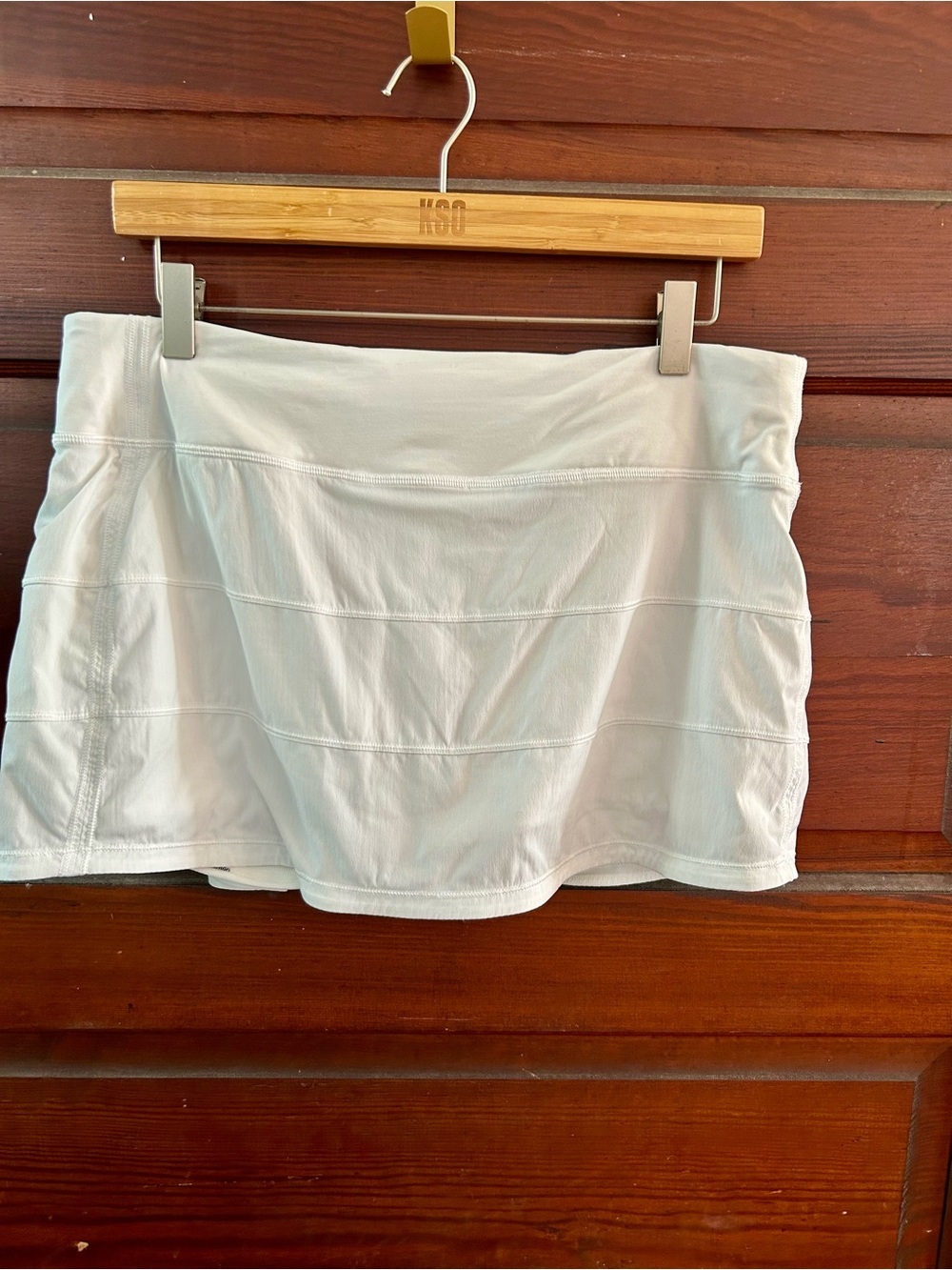 lululemon athletica Pace Rival Skirt🔥🔥New WithOUT Tags🔥🔥Regular in White Size 10 - Picture 8 of 11